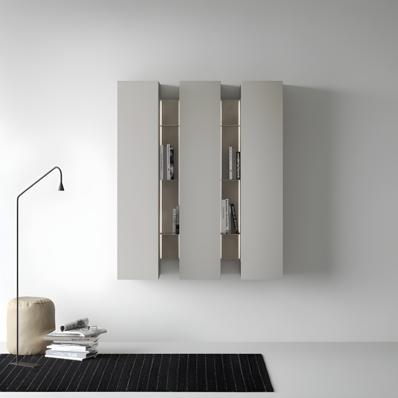 Wall units with bookcase