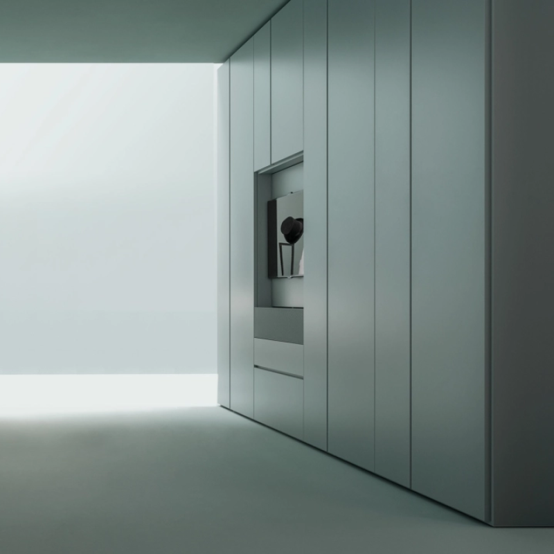 TV wardrobe for the bedroom