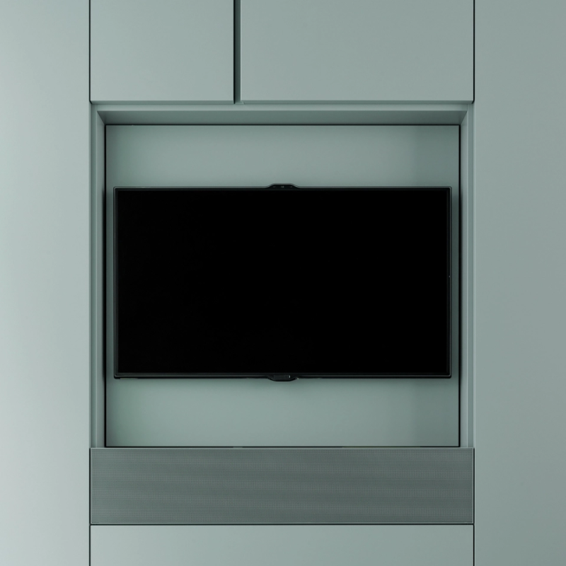 TV wardrobe for the bedroom