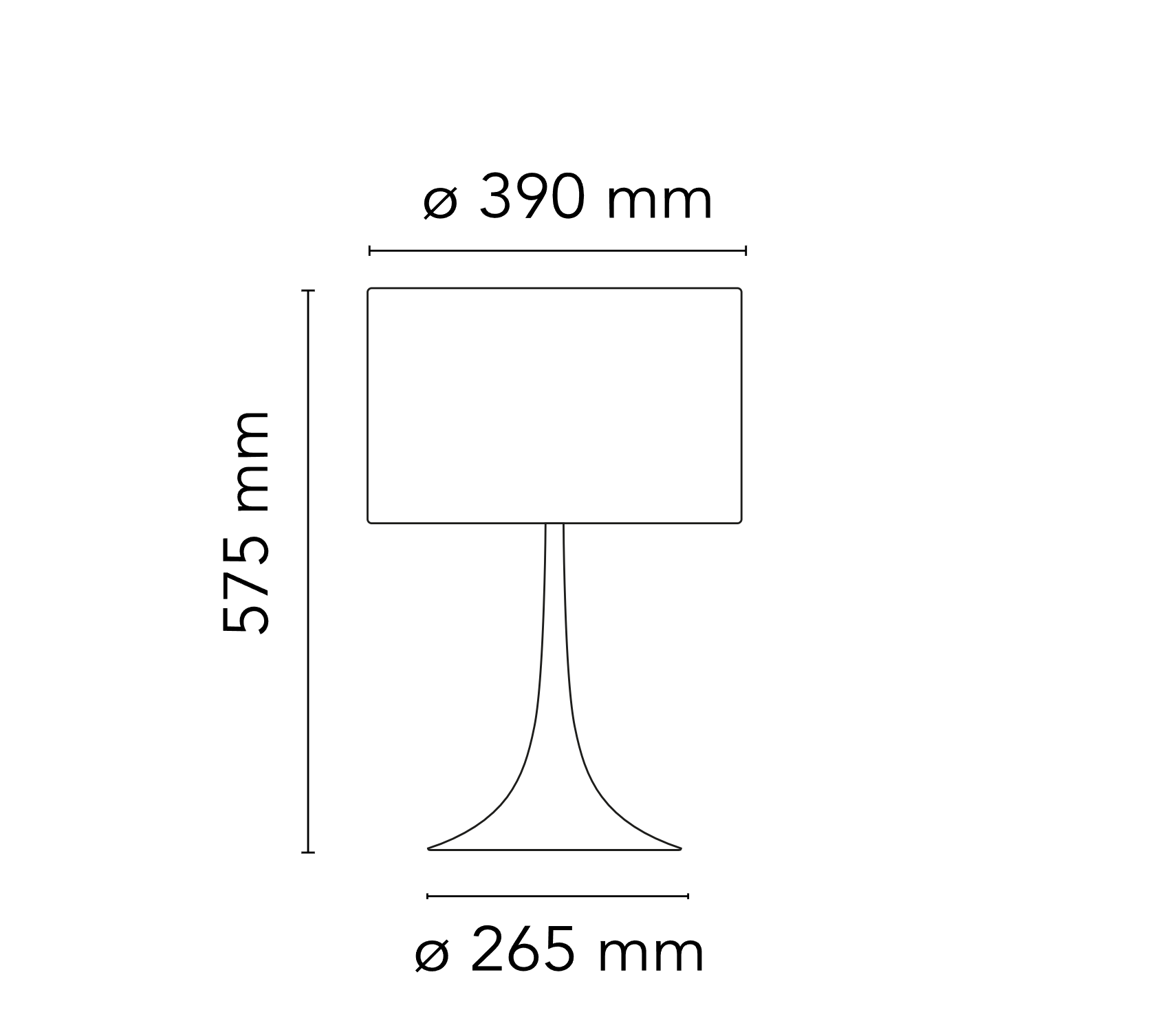 Spun Light Table Lamp 1
