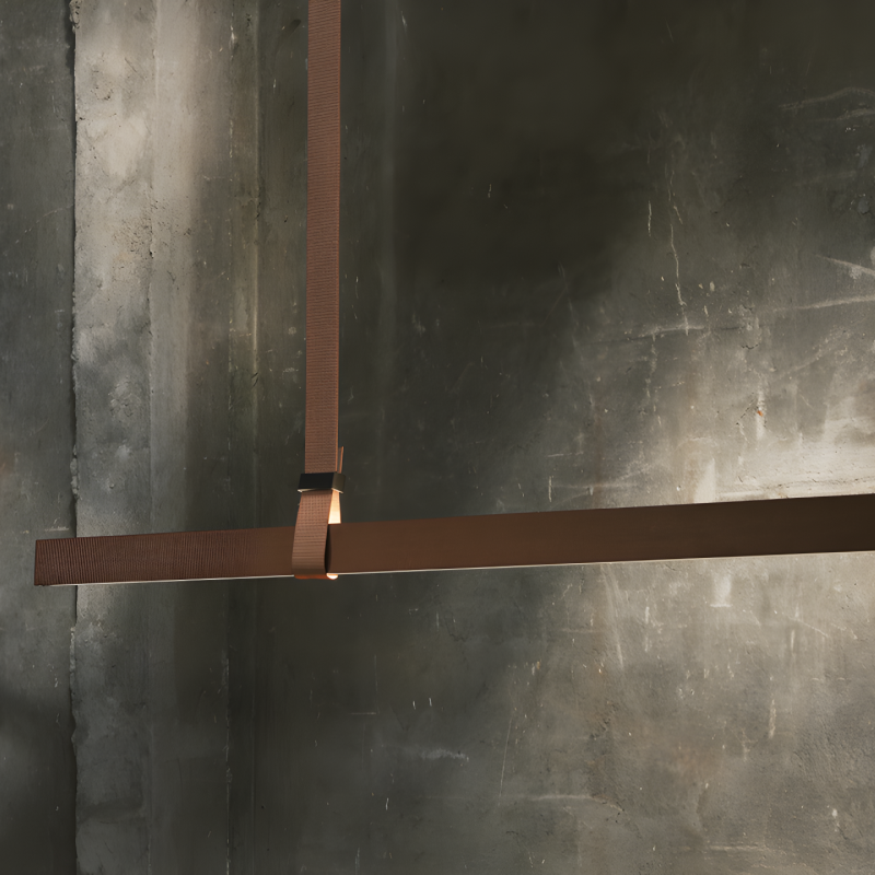 Suspension Belt Fabric Copper Brown Casambi 2000mm