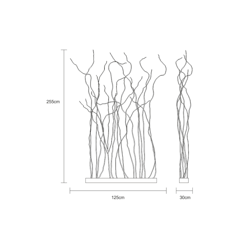 Floor lamp Wind Favonius Medium