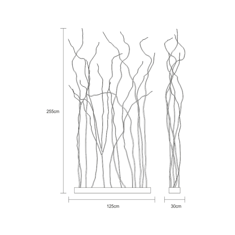 Floor lamp Wind Favonius Small