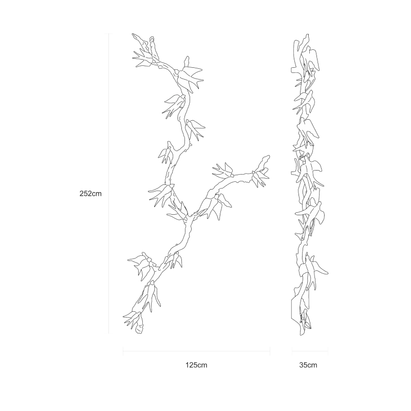 Sconce Voa Flock