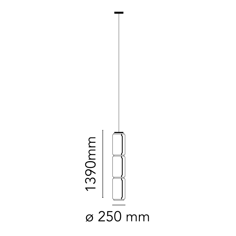 Noctambule Suspension 3 Low Cylinder