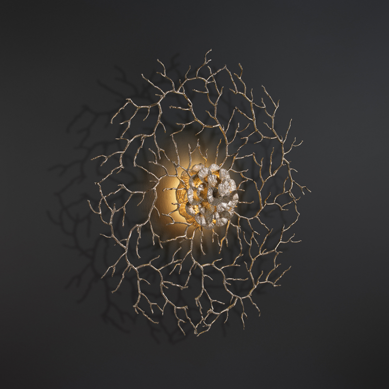 Sconce Coral Zoa Eye Large