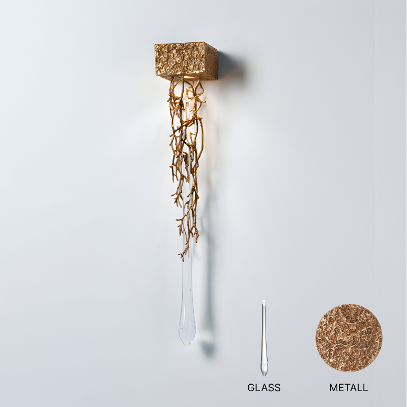 Sconce Liquid Drop Single