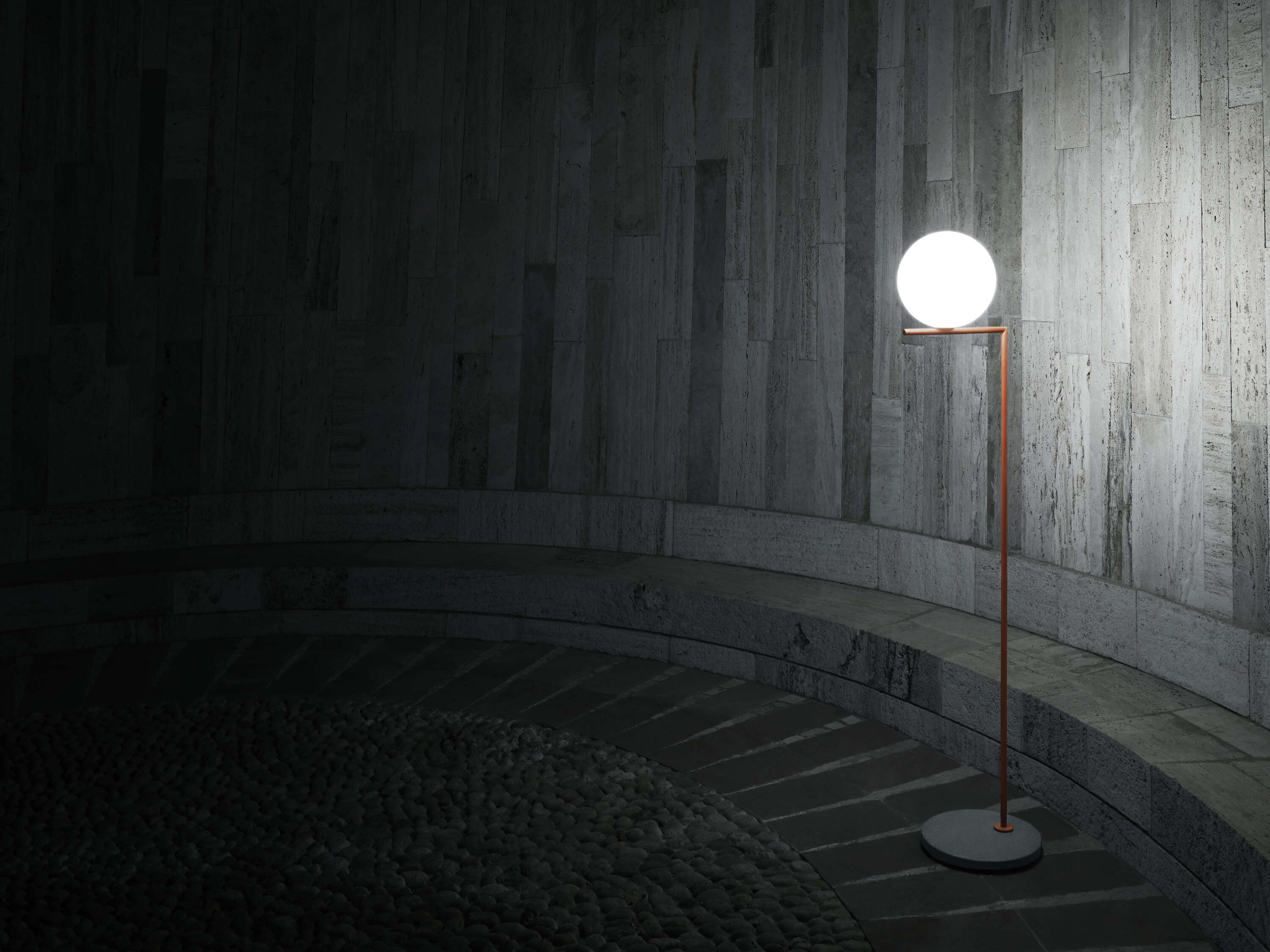 Floor Lamp IC F1 Outdoor H 1350 mm