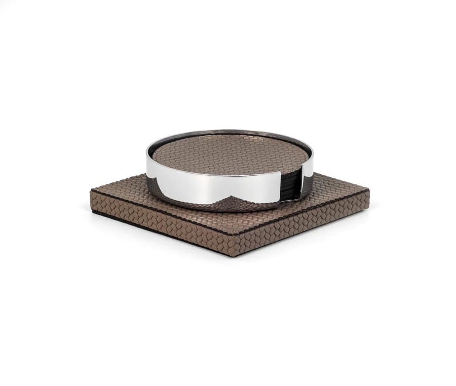 COASTERS Coaster holder, wood base