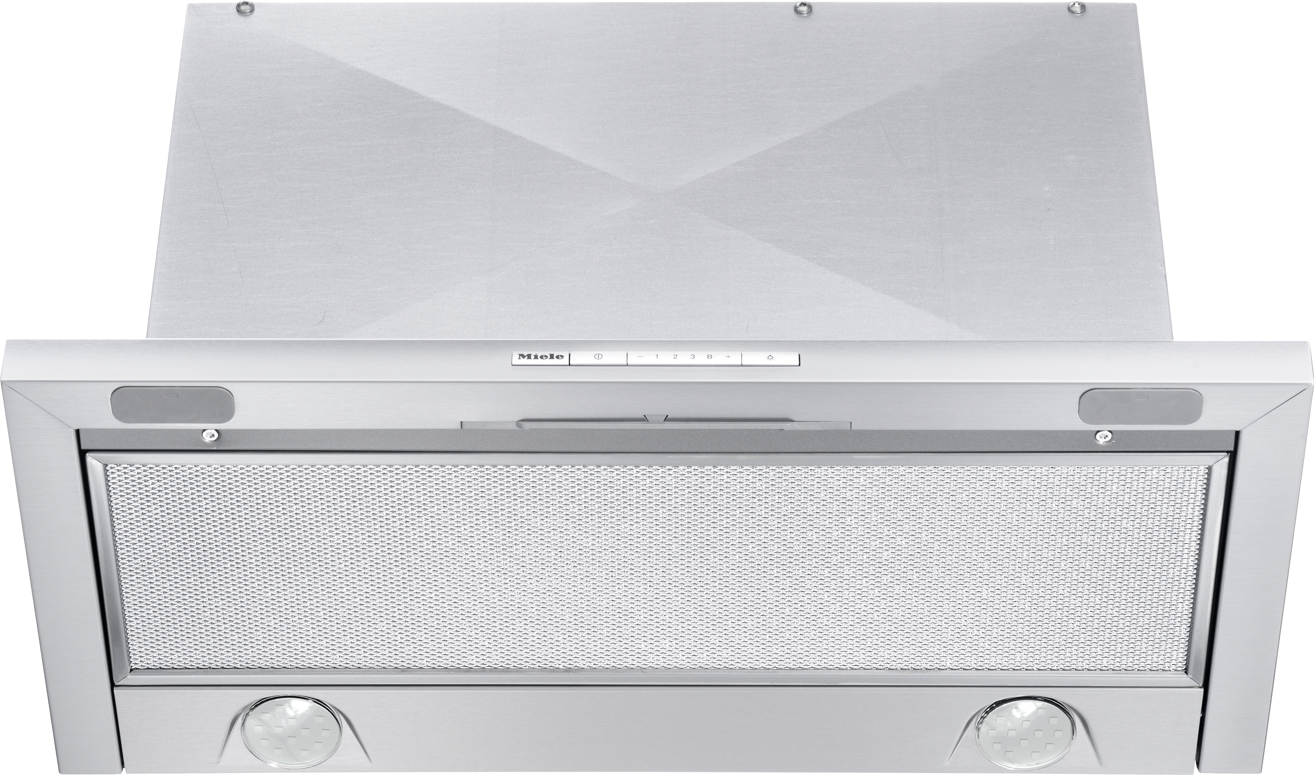 DA 3466Slimline cooker hood with energy-efficient LED lighting and light-touch switches for easy use.
