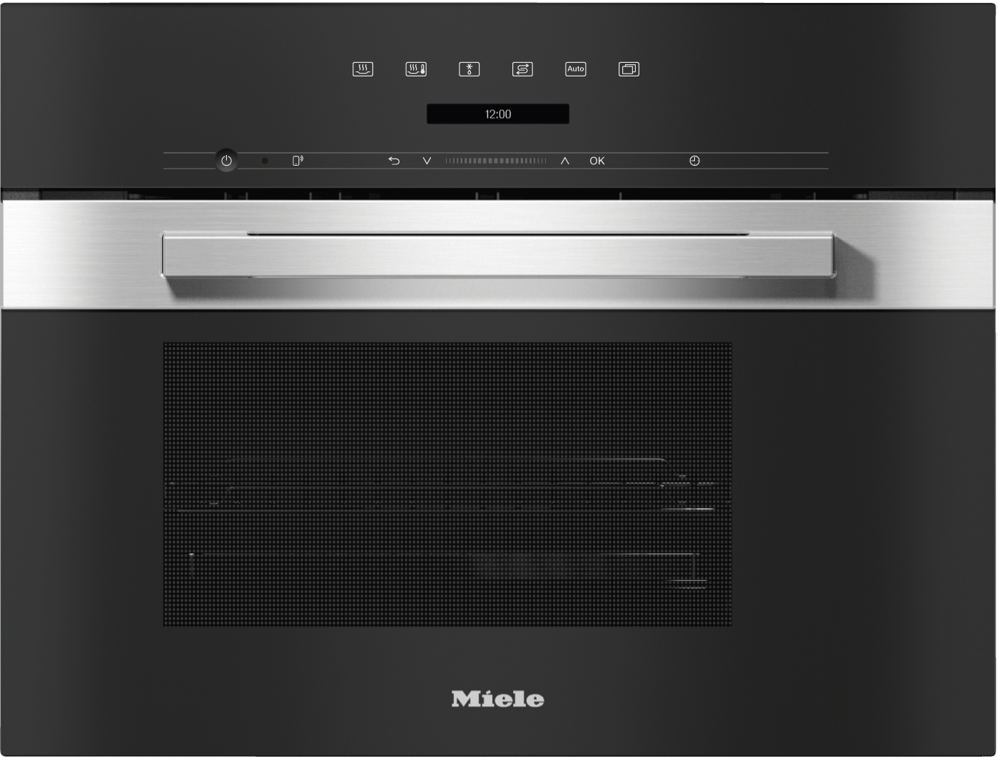 DG 7240Built-in steam oven for healthy cooking with automatic programmes and networking.