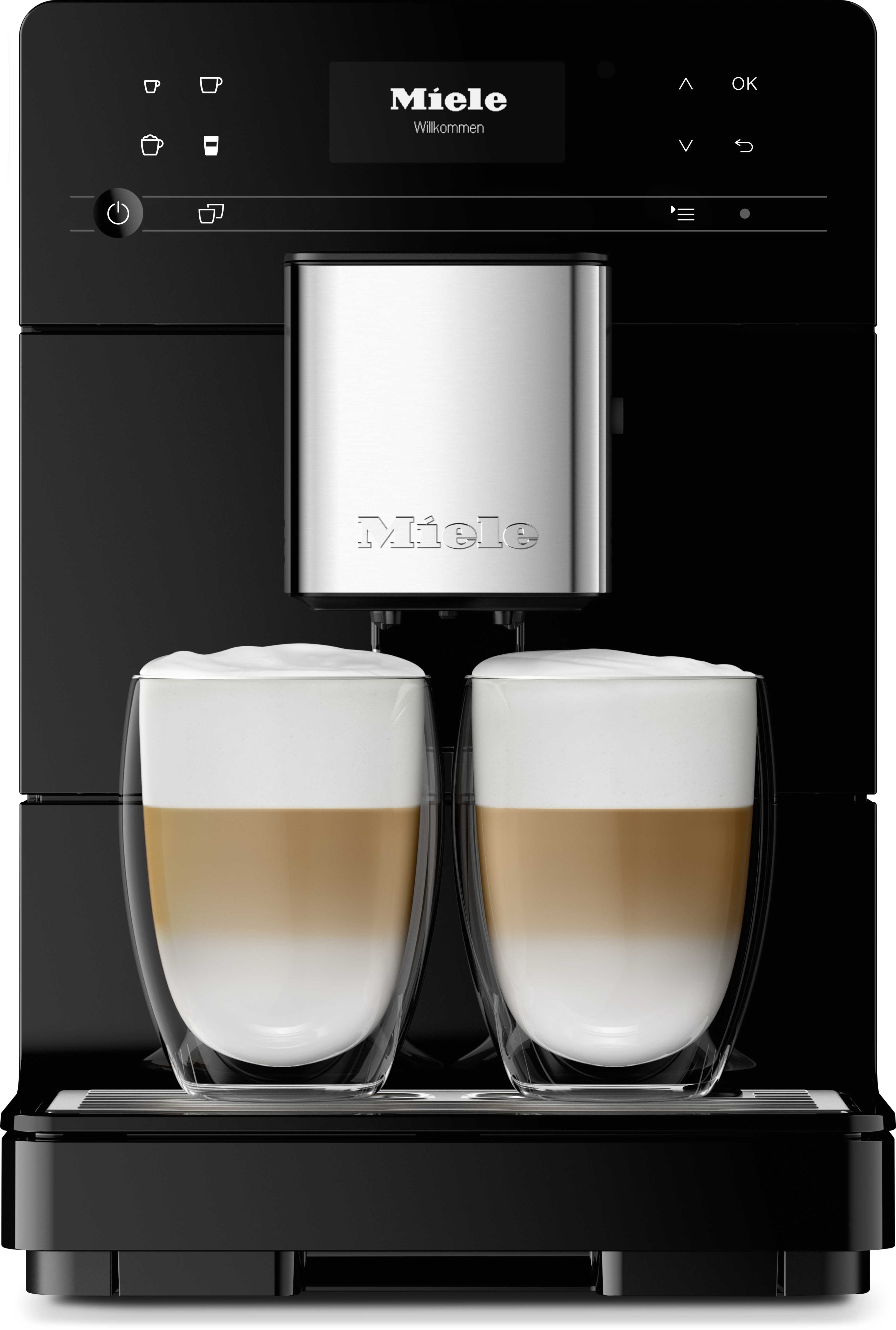 CM 5310 SilenceCountertop coffee machine with OneTouch for Two for the ultimate in coffee enjoyment.