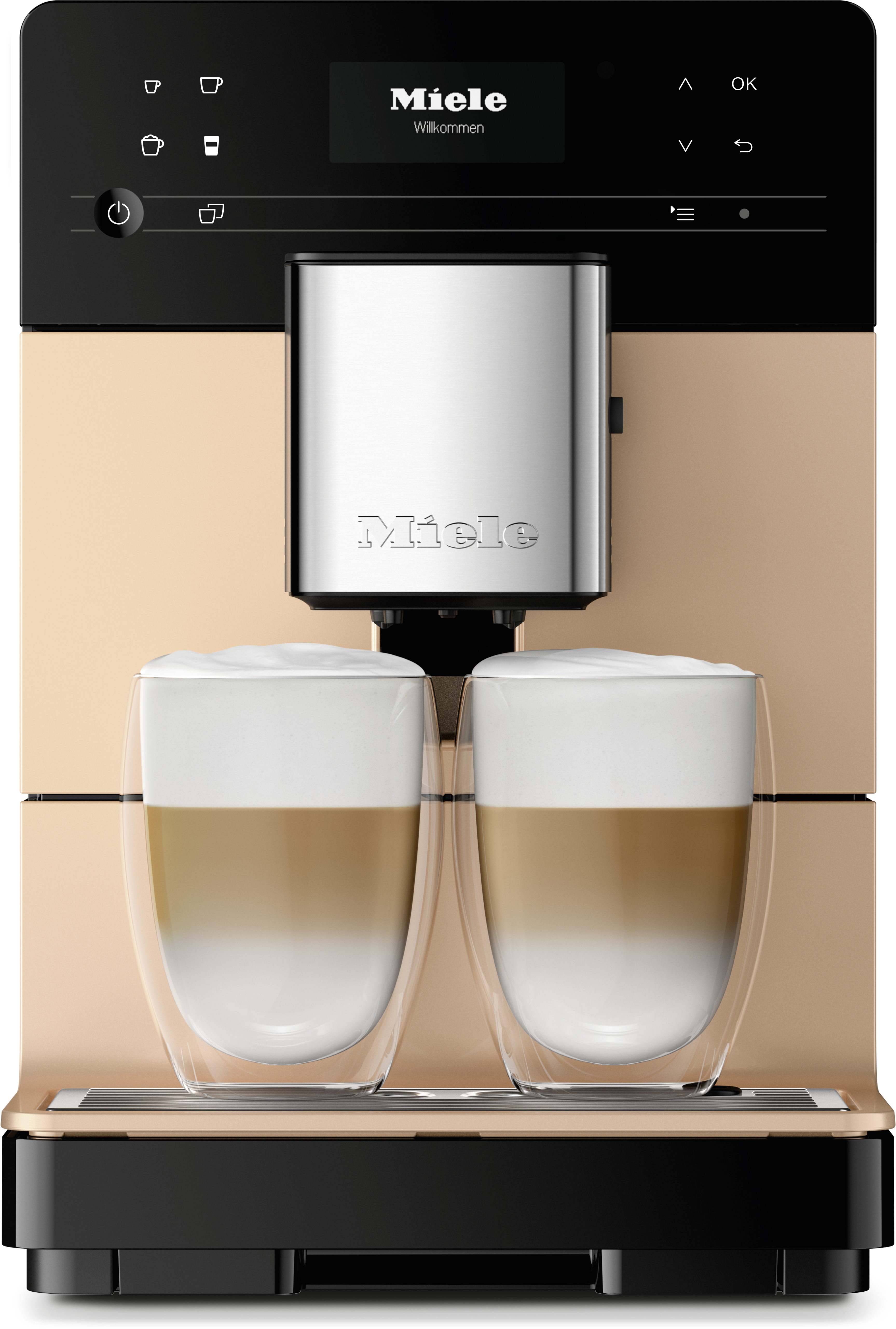 CM 5510 SilenceCountertop coffee machine with OneTouch for Two for the ultimate in coffee enjoyment.