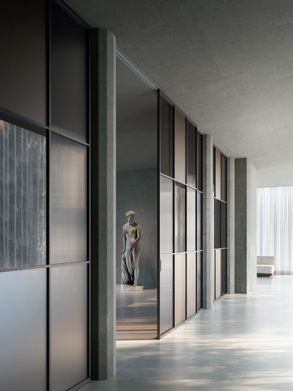 Sliding with track door Grande Officina