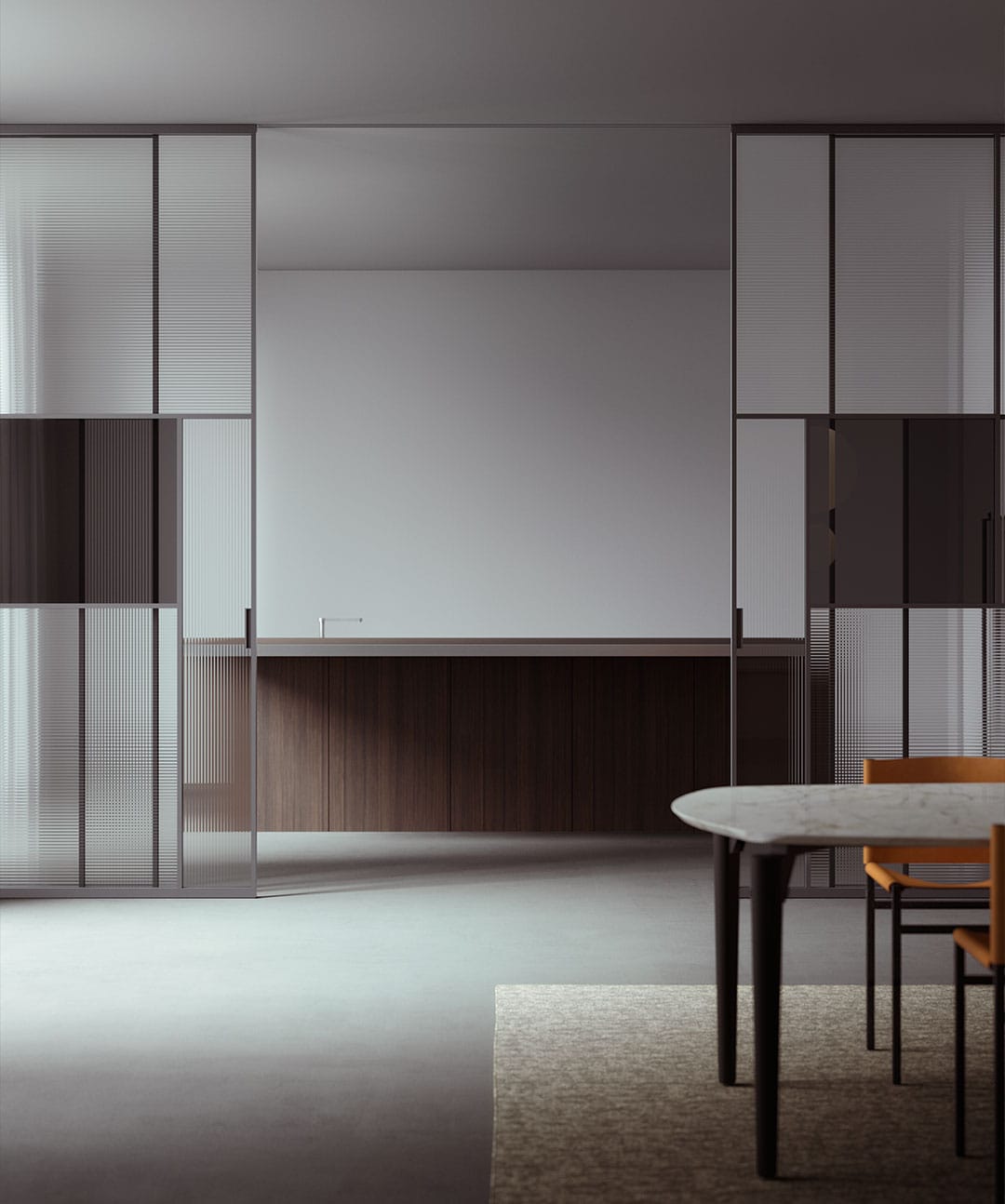 Sliding with track door Grande Officina