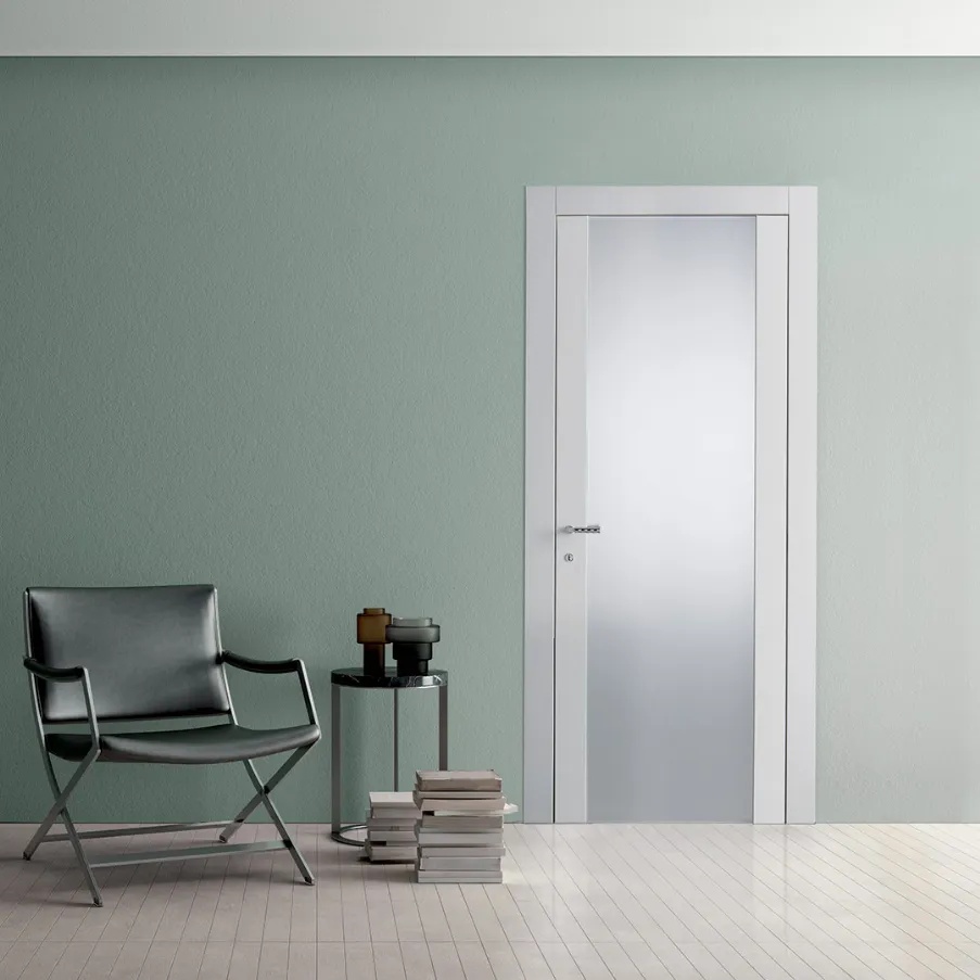 Laccato Baltimora New Indoor Glass Door Selesta 3001