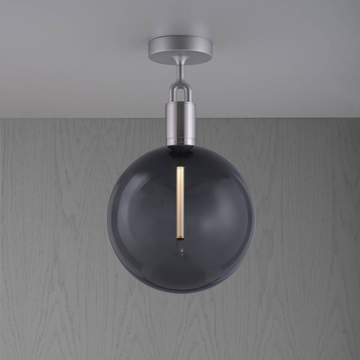 Forked Ceiling / Globe / Smoked / Large