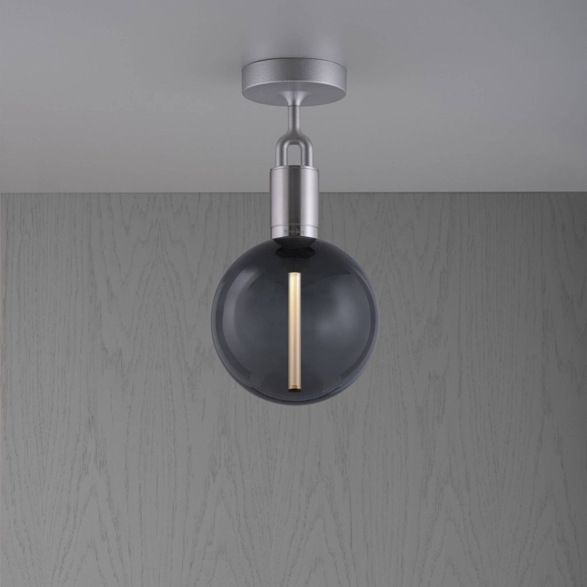 Forked Ceiling / Globe / Smoked / Medium
