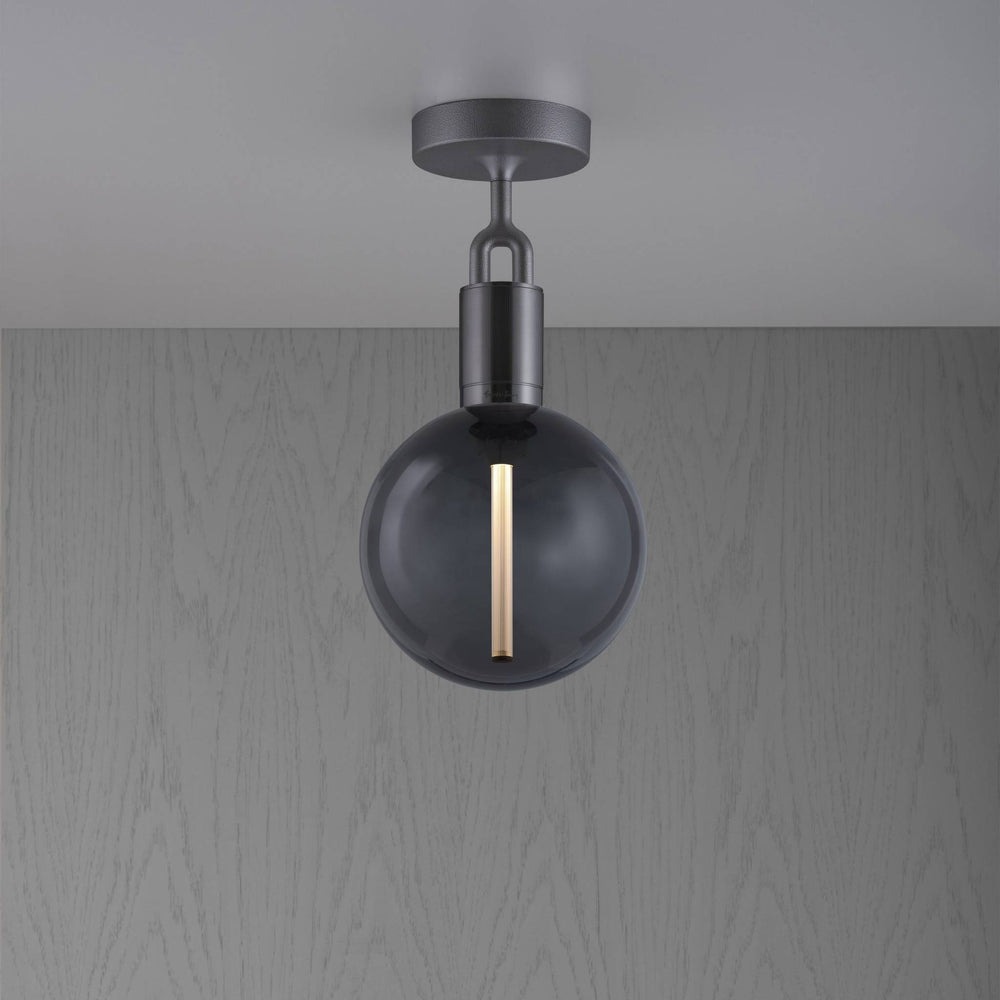 Forked Ceiling / Globe / Smoked / Medium
