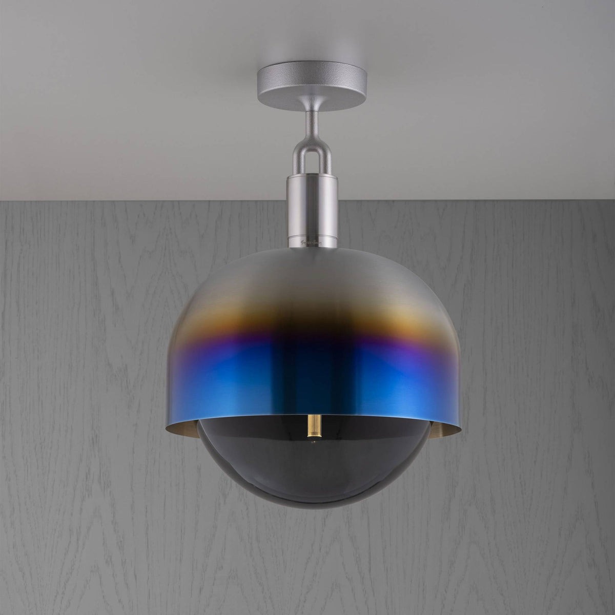 Forked Ceiling / Shade / Globe / Smoked / Large