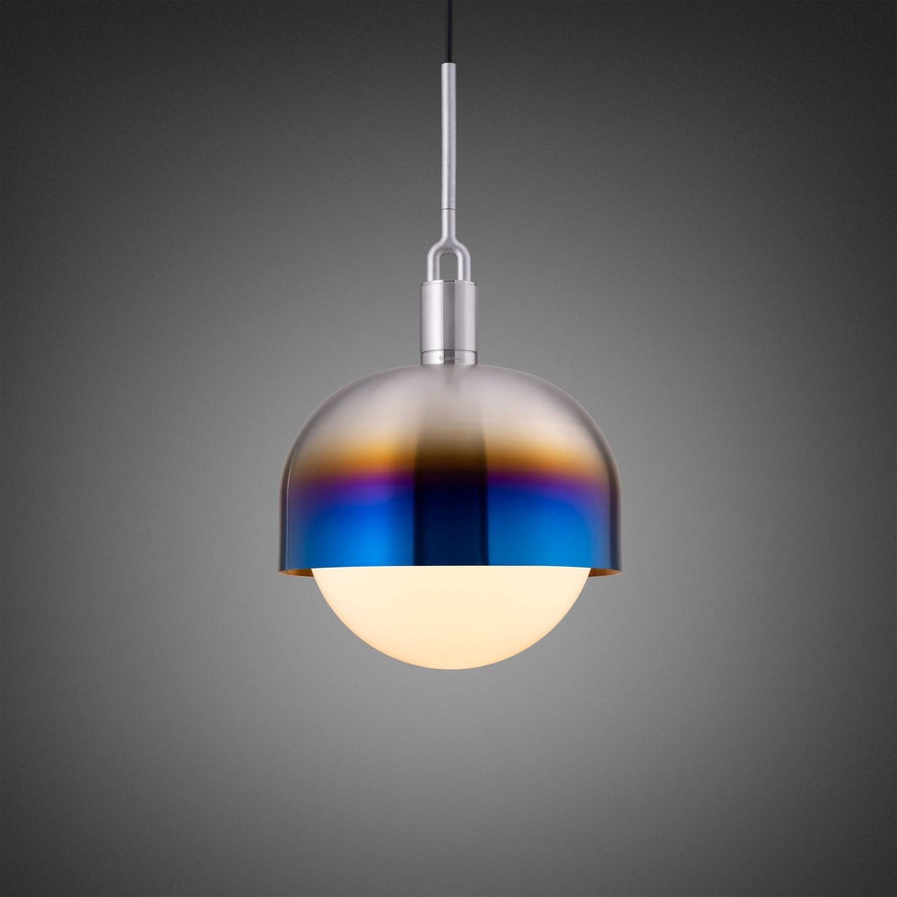 Forked Pendant / Shade / Globe / Opal / Large