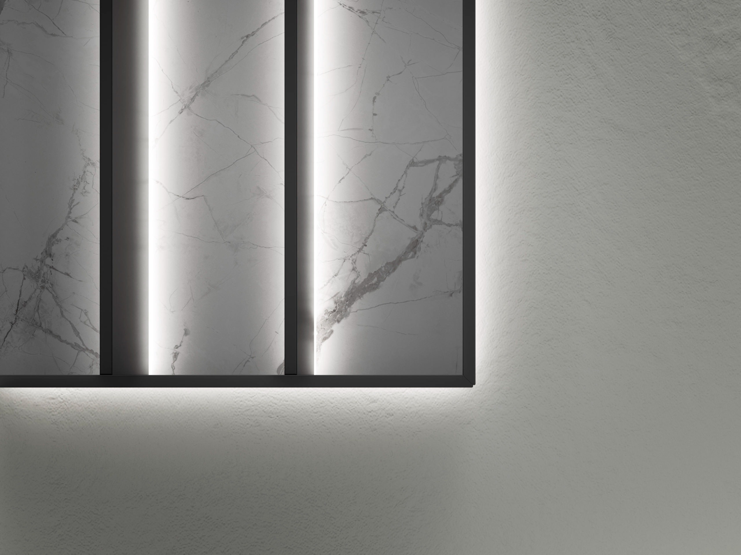 Modular units with light