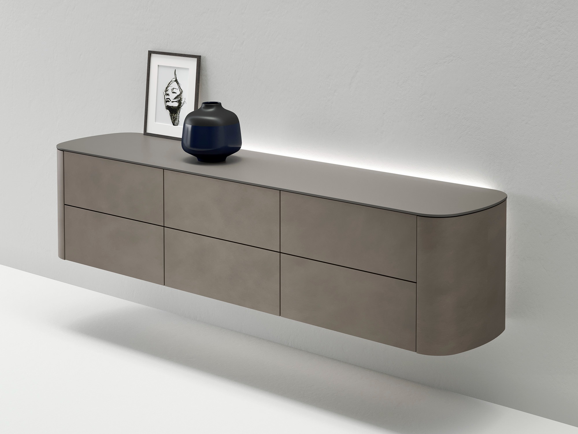 Suspended Side Sideboard
