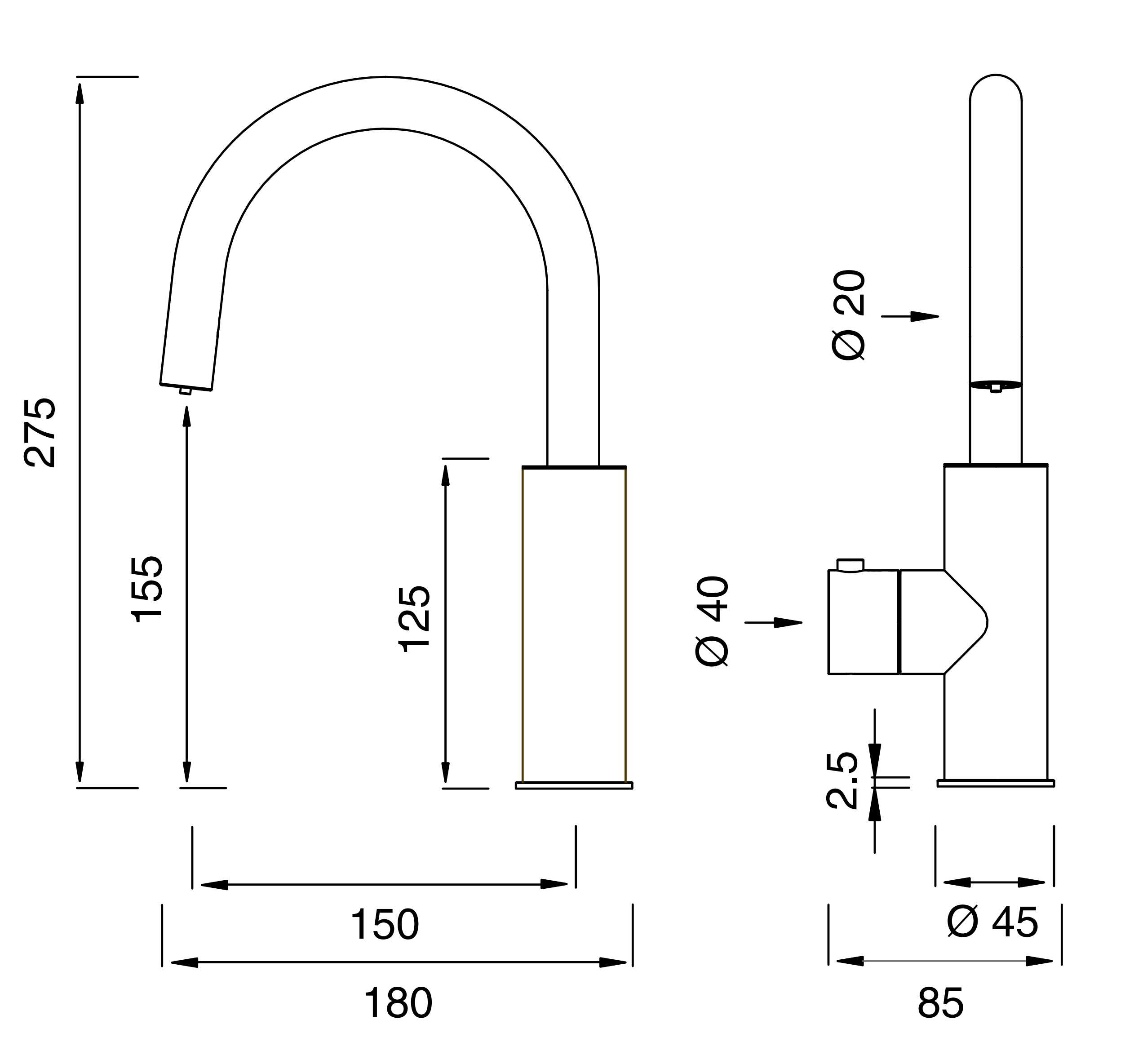 Tap MIL211 for Boiling Water