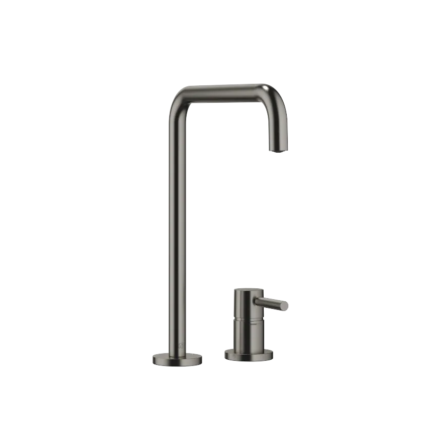 META SQUARE Two-hole mixer with individual rosettes