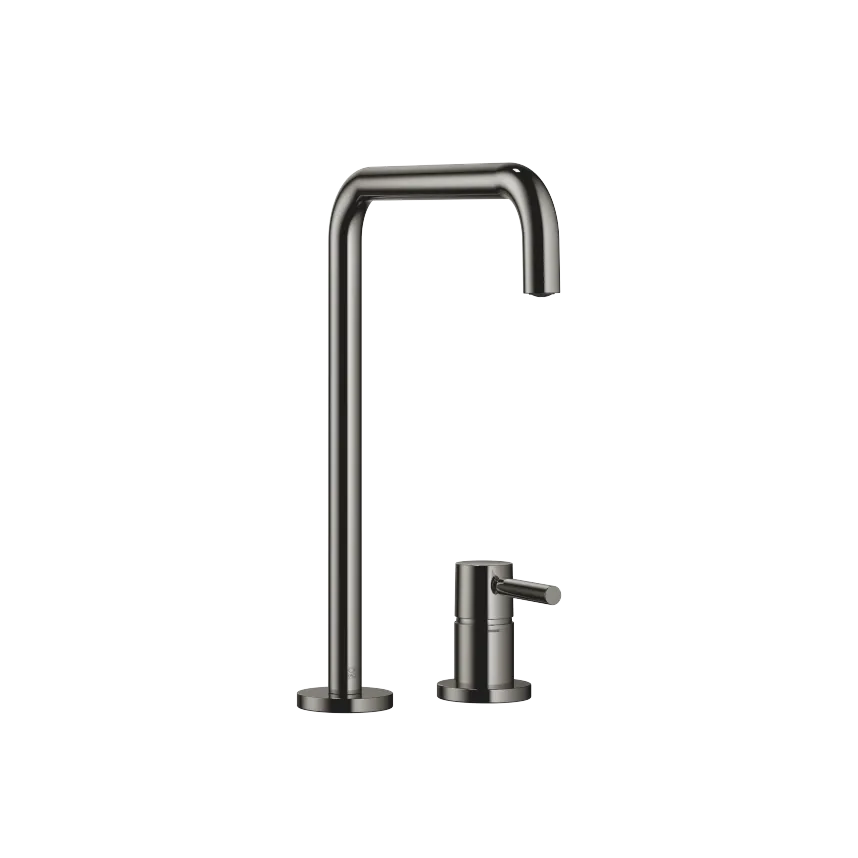 META SQUARE Two-hole mixer with individual rosettes