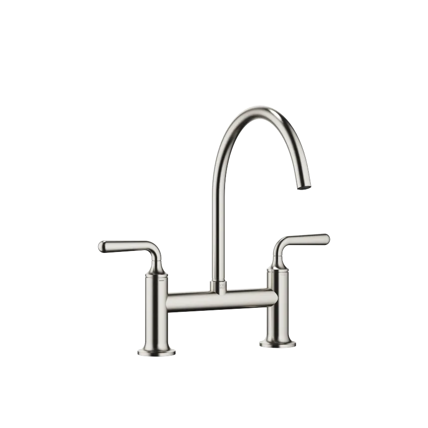 VAIA Two-hole bridge mixer modern for rinsing/Profi spray