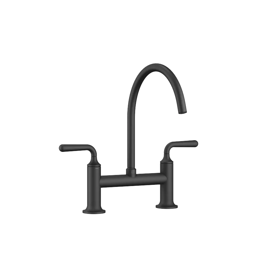 VAIA Two-hole bridge mixer modern for rinsing/Profi spray