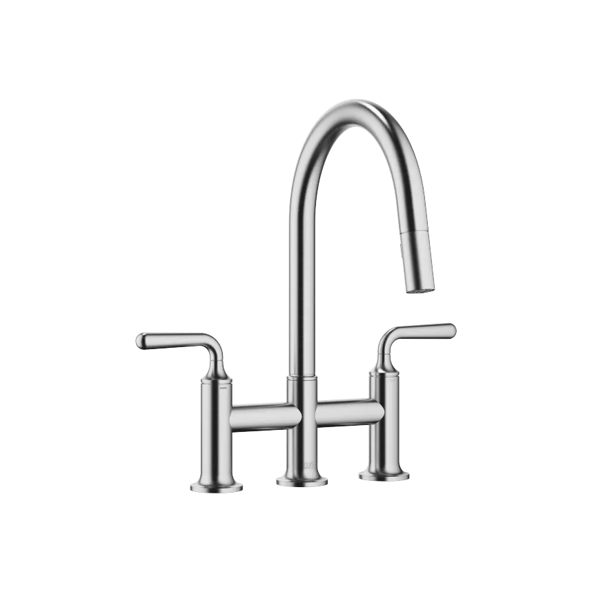 VAIA Three-hole bridge mixer modern Pull-down with spray function