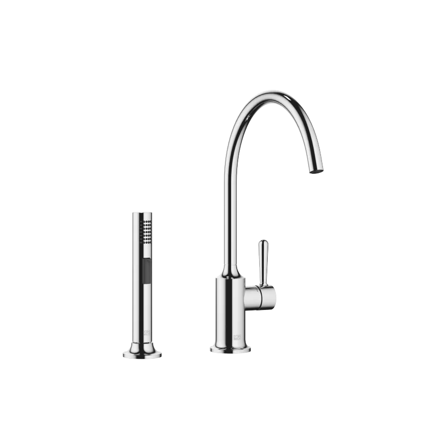 VAIA Single-lever mixer long with line rinsing spray set