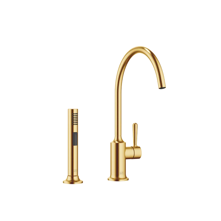 VAIA Single-lever mixer long with line rinsing spray set