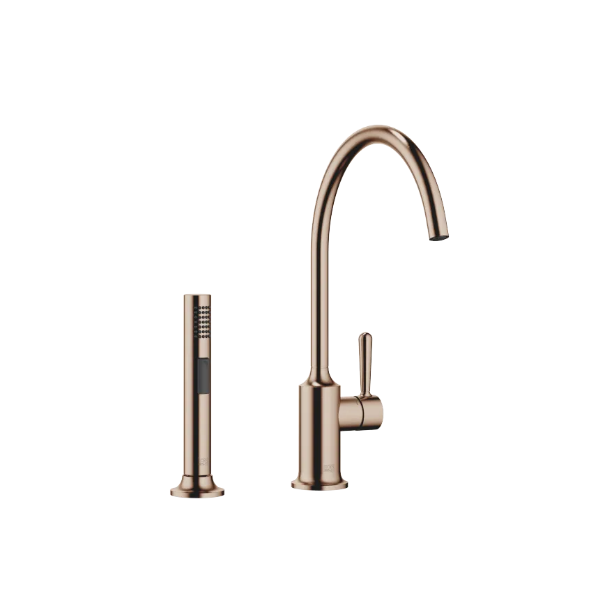 VAIA Single-lever mixer long with line rinsing spray set