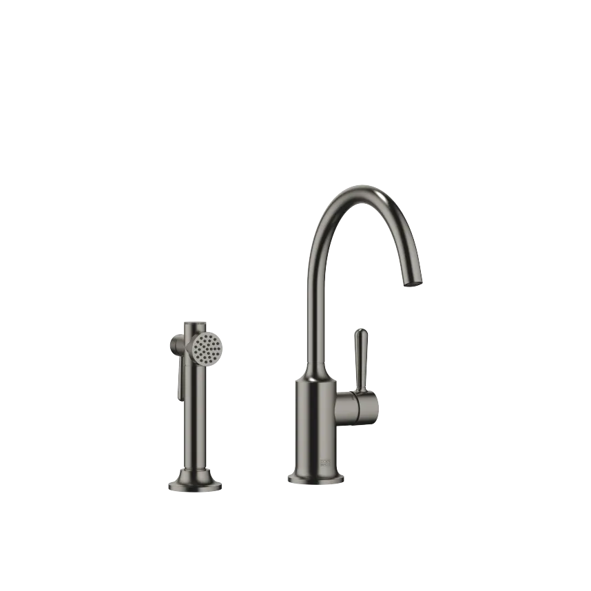 VAIA Single-lever mixer with angled rinsing spray set