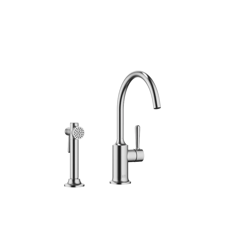 VAIA Single-lever mixer with angled rinsing spray set