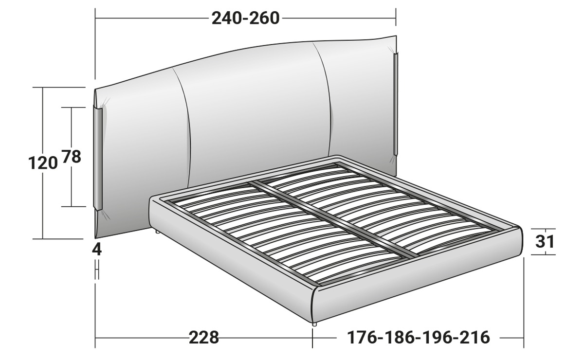Amal double bed