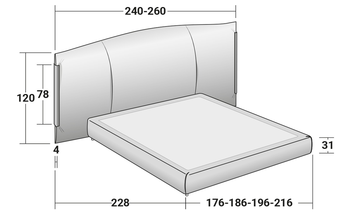 Amal double bed