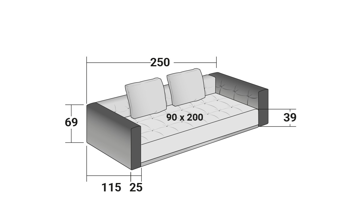 Doze modular sofa