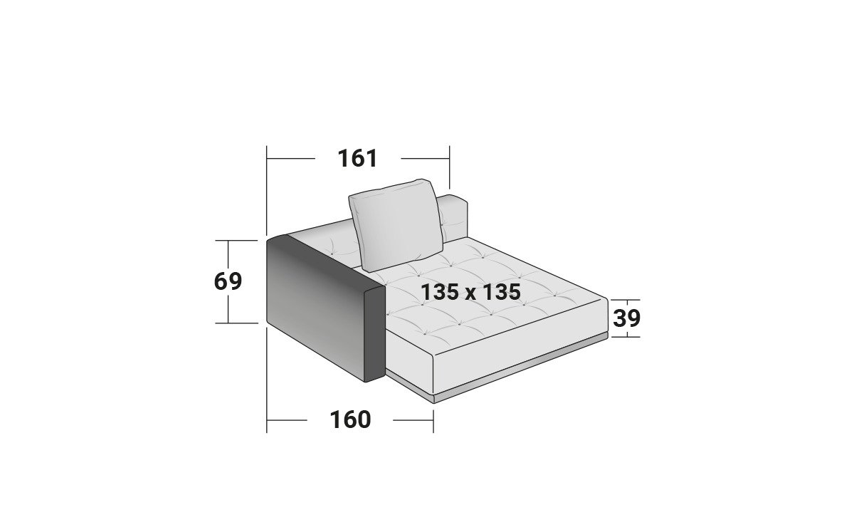 Doze modular sofa