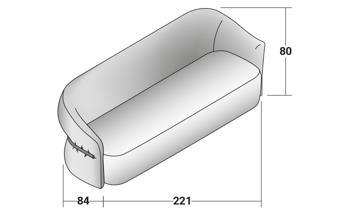 Madame Butterfly sofa