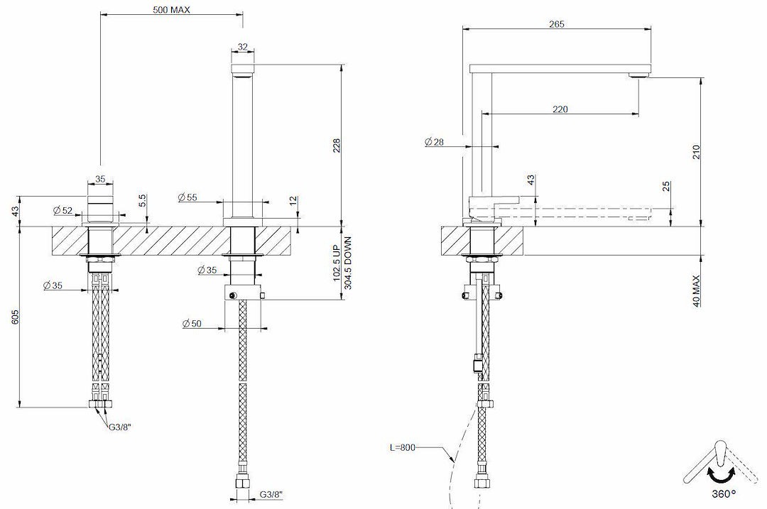 Mixer Tap Flat
