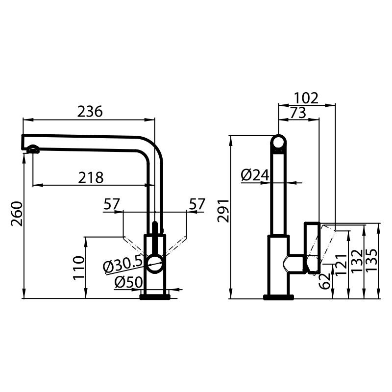 Mixer Tap Omega