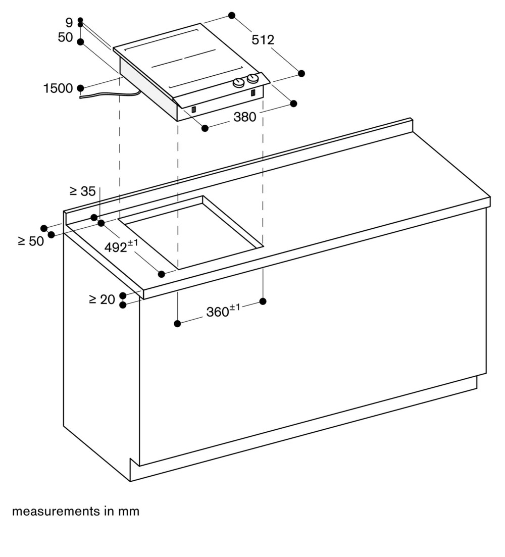 Gaggenau 200 series Vario induction hob