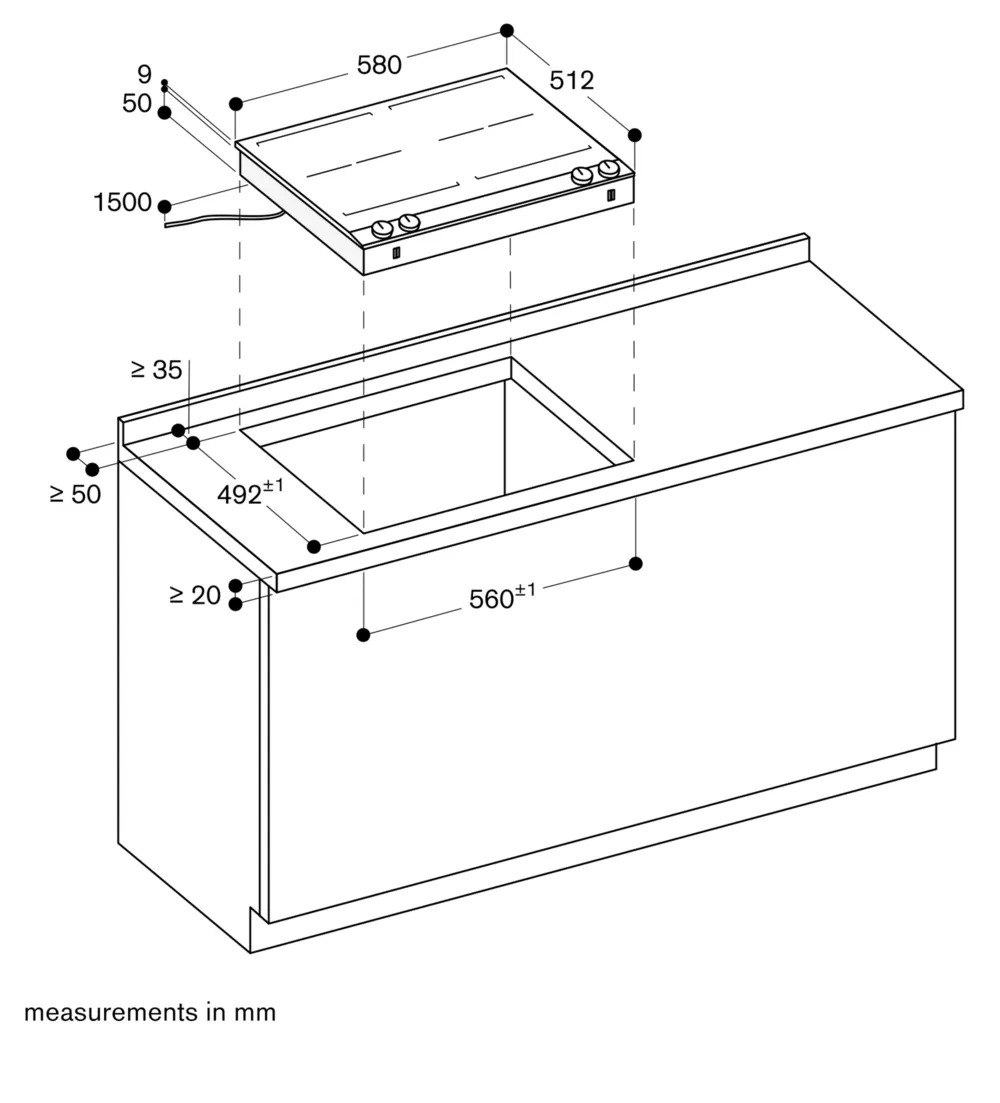 Gaggenau 200 series Vario induction hob