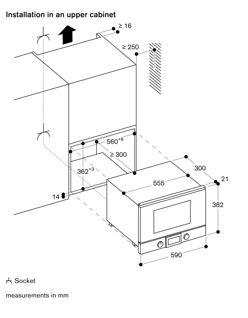 Gaggenau 200 series built-In Microwave with grill