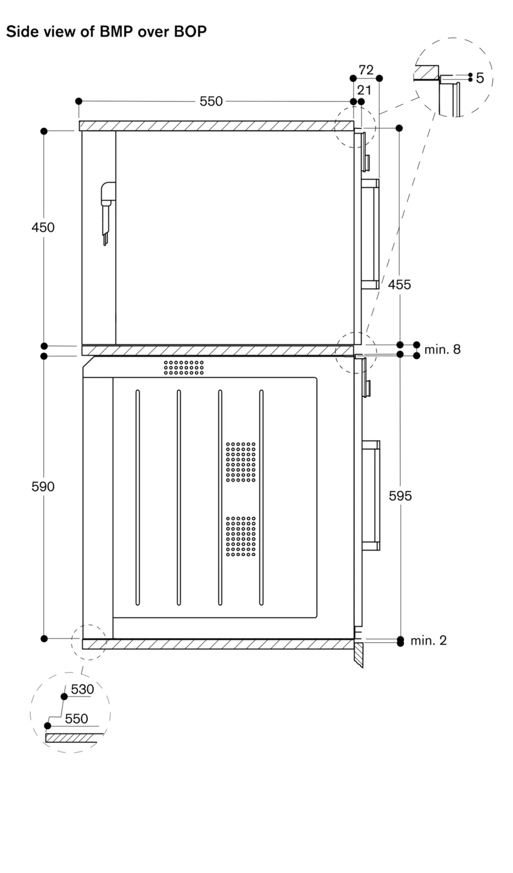Gaggenau 200 series built-in compact oven with microwave function