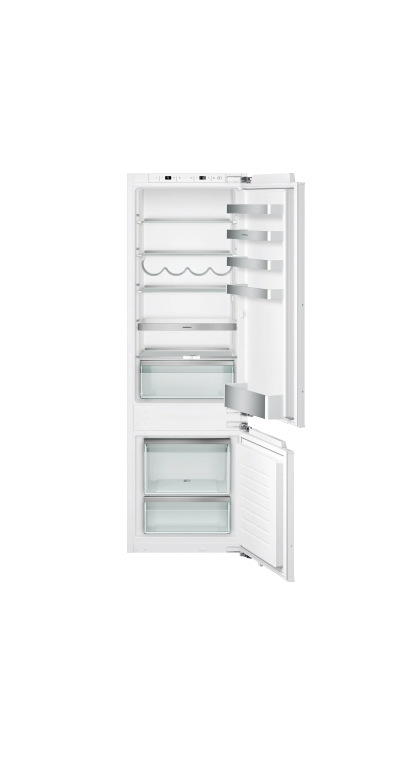 Gaggenau 200 series built-in fridge-freezer with freezer at bottom